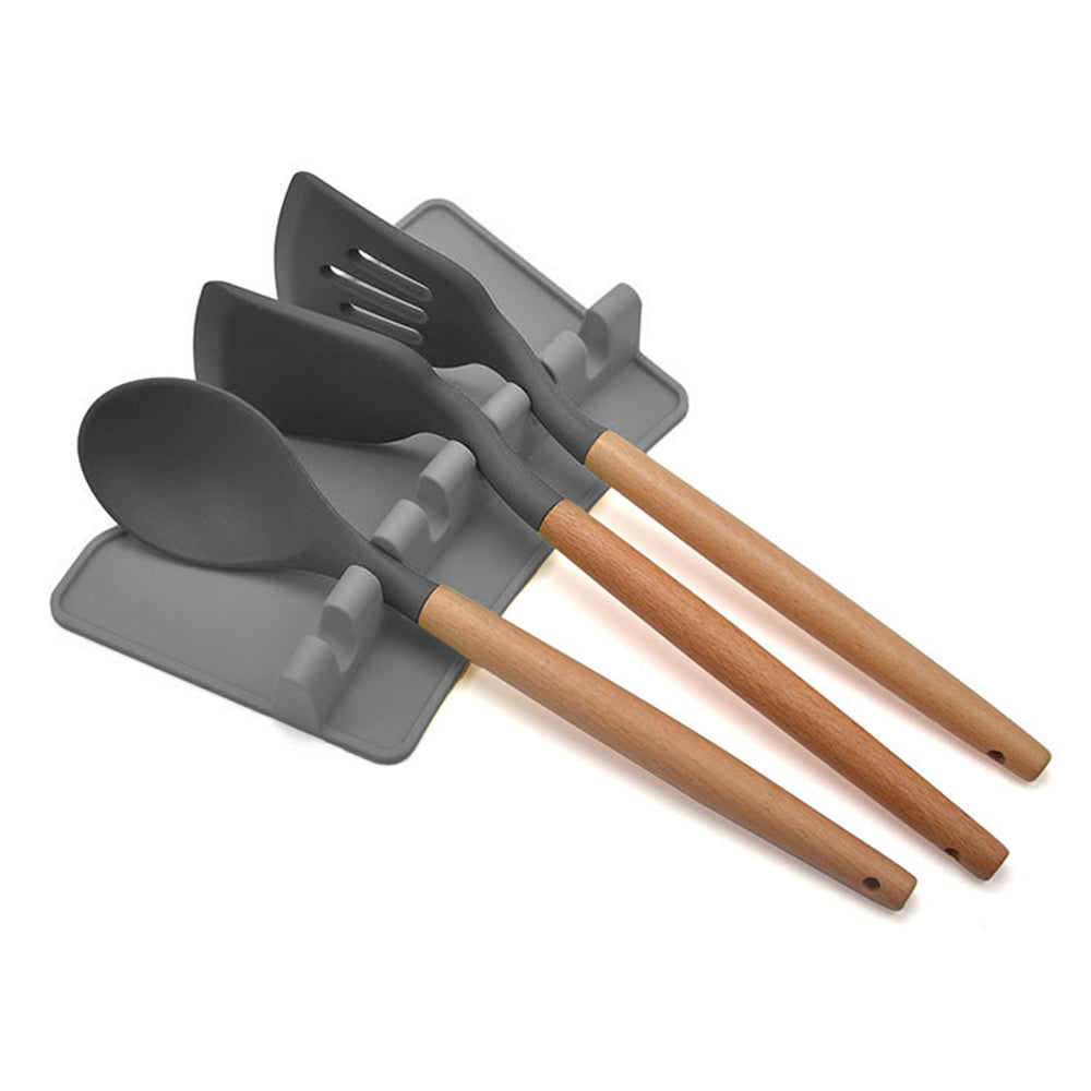 Silicone utensils with Drip Pad